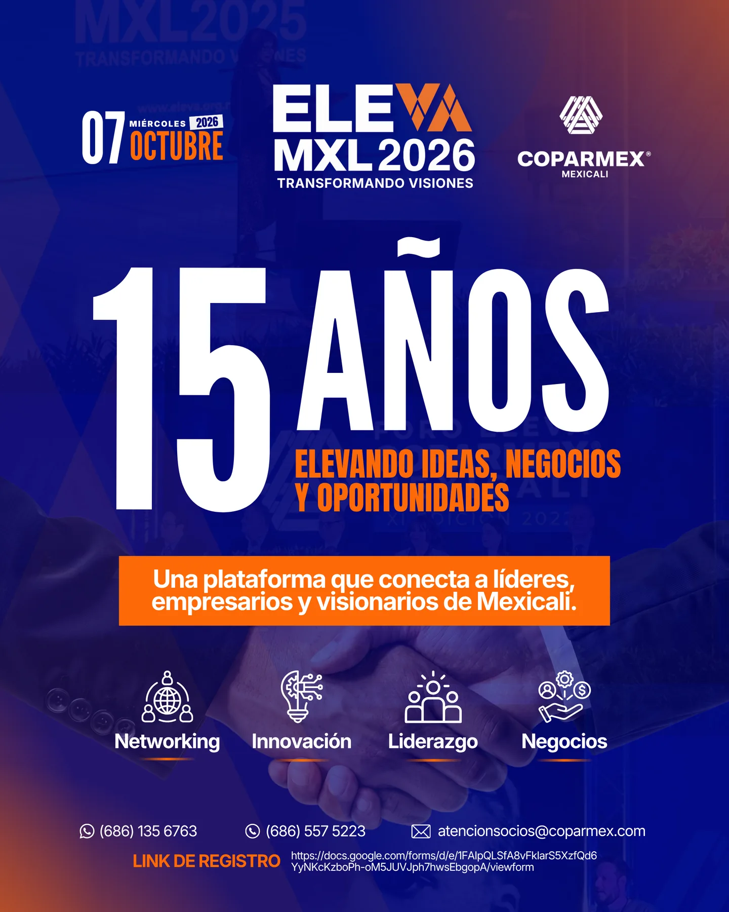 15 años elevando ideas, negocios y oportunidades